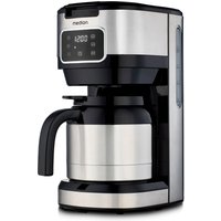 MEDION LIFE Kaffeemaschine mit Thermoskanne MD11019, 900 Watt Leistung, bis zu 10 Tassen, Timer-Funktion, Touch-Sensir-Bedienfeld