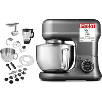 MEDION LIFE 3-in-1 Digitale Küchenmaschine MD18430, 1.200 W, 8 Geschwindigkeitsstufen, Digitales Sensor-Touch-Display, umfangreiches Zubehör