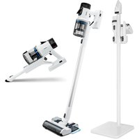 MEDION P400 W Akku-Stielstaubsauger mit Wischfunktion, beutellose Zyklon-Technologie, max. Saugleistung 26 kPa /400W, 700 ml Staubbehälterkapazität, HEPA-H13 Fi