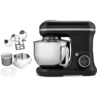 MEDION LIFE Digitale Küchenmaschine MD18420 schwarz, 1.200 W, 8 Geschwindigkeitsstufen, Digitales Sensor-Touch-Display, inkl. Eisschüssel