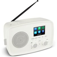 MEDION LIFE Internetradio IRE-1 (MD89318) weiß, Empfang von über 40.000 Sendern & 20.000 Podcasts, 5 Watt (RMS), Bluetooth® 5.2 wireless technology, 2,4" (6,1 c