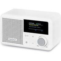 MEDION LIFE S66822 Tragbares DAB+ Radio weiß, Farb-TFT Display 3,73 cm (1,47''), DAB+/UKW-Radio (je 40 Senderspeicher), Bluetooth® 5.3, integrierter Akku, extra