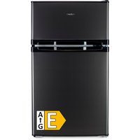 MEDION LIFE Mini Kühl-Gefrierkombination MD 37689 Anthrazit, Gesamtnutzinhalt 85 L, Gefrierkapazität 2,4kg/24h, manuelle Temperaturkontrolle