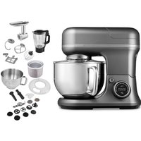 MEDION LIFE® 4-in-1 Digitale Küchenmaschine MD18440, 1.200 W, 8 Geschwindigkeitsstufen, Digitales Sensor-Touch-Display, umfangreiches Zubehör