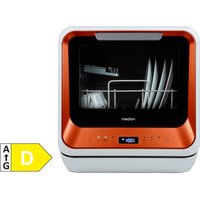 MEDION LIFE Mini-Geschirrspüler DWT20 (MD37763) bronze, für 2 Gedecke, 6 Reinigungsprogramme, Startzeitvorwahl
