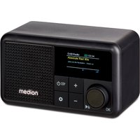 MEDION LIFE S66822 Tragbares DAB+ Radio, Farb-TFT Display 3,73 cm (1,47''), DAB+/UKW-Radio (je 40 Senderspeicher), Bluetooth® 5.3, integrierter Akku, extra komp