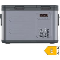 MEDION LIFE Kompressor Kühlbox MD370026, Duale Kühlzonen bis −20 °C, 36 L Kapazität, 12 V 24 V 230 V, Aluminium Design
