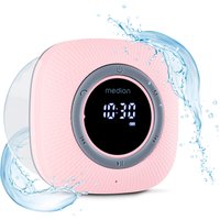 MEDION LIFE S66884 Duschradio pink, LED-Display, UKW-Radio, IPX6 Schutz, Bluetooth® 5.0, 30 W Ausgangsleistung (3 W RMS)