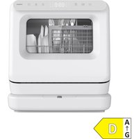 MEDION LIFE Mini-Geschirrspüler DWT30 (MD370022), 3 Maßgedecke, 3-in-1 Betrieb mit Wassertank, 6 Programme, UV-Licht, Lüfter-Trocknung, LED-Touch-Display
