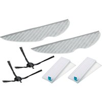 MEDION Saugroboter Zubehörset 3 für den X50 SW (MD 20004), 2x Wischmop, 2x Filter (H13), 2x Seitenbürste
