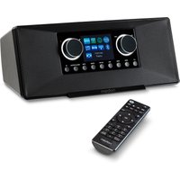 MEDION LIFE P85333 Stereo Internetradio schwarz, 7,1 cm (2,8'') TFT-Farbdisplay, über 25.000 Internet-Radiosender & viele Podcasts empfangen, DAB+/UKW Radio, We