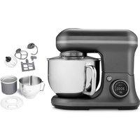 MEDION LIFE Digitale Küchenmaschine MD18420 anthrazit, 1.200 W, 8 Geschwindigkeitsstufen, Digitales Sensor-Touch-Display, inkl. Eisschüssel