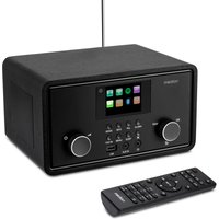 MEDION LIFE P85027 Stereo Internetradio schwarz, 7,1 cm (2,8'') TFT-Display, 25.000+ Internetradiosender & zahlreiche Podcasts, DAB+/UKW-Radio, Bluetooth®, Spot