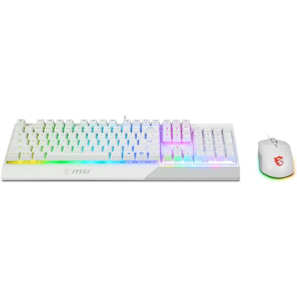 MSI S11-04DE305-CLA Tastatur Maus enthalten Gaming USB QWERTZ Deutsch Weiß