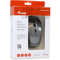 Equip Reisemaus Wireless USB-A L+R schwarz – Ansicht 1