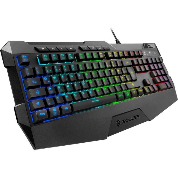 Sharkoon Gaming Tastatur Skiller SGK4 schwarz DE