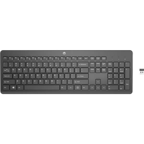 HP 230 Wireless Keyboard Black GR (P)
