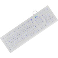 KeySonic KSK-8031INEL Tastatur Industriell USB QWERTZ Deutsch Weiß – Ansicht 1
