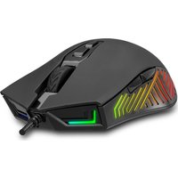INCA Gaming Maus RGB/ 6400DPI/ 7Tasten/USB 1.80m schwarz retail