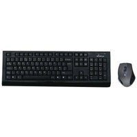 MediaRange Funk-Tastatur und Maus Set QWERT (UK) schwarz/gra – Ansicht 1