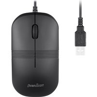 Perixx PERIMICE-503 B, wasserdichte Maus, USB kabelgebunden, schwarz – Ansicht 1