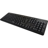 Schwaiger Tastatur kabellos USB 2.0A Schwarz