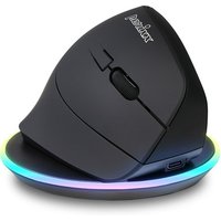 Perixx PERIMICE-715 RX, kabellose wiederaufladbare vertikale Maus, Rechtshänder – Ansicht 1