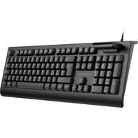 CONCEPTRONIC USB Tastatur +Smart ID-Kartenleser Layout IT sw – Ansicht 1