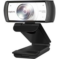 Logilink Webcam 1080p FHD Webcam + Dual-Mikro 120° manu Fok.