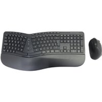 Conceptronic ORAZIO ERGO Kabelloses Set aus ergonomischer Tastatur und vertikaler Maus, spanisch – Ansicht 1