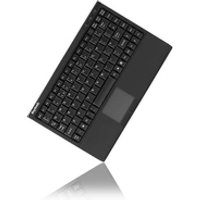 KeySonic ACK-540U+ Tastatur Büro USB QWERTY US Englisch Schwarz – Ansicht 1