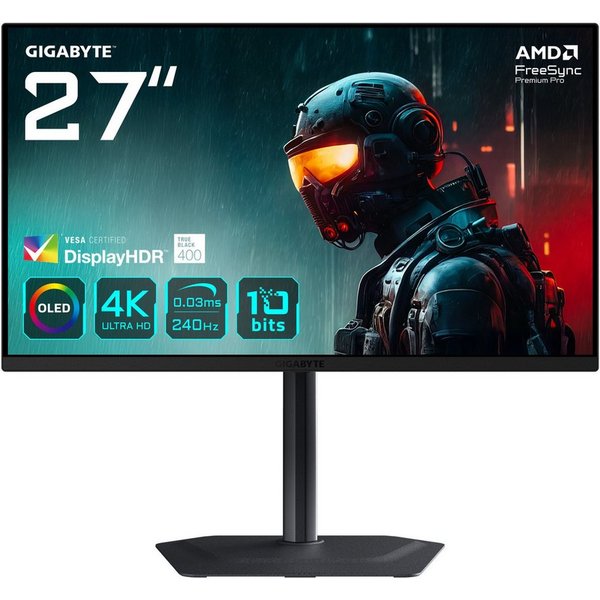 GIGABYTE MO27U2 OLED 4K UHD Gaming Monitor computer monitor