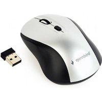 gembird Maus OPT WIRELESS 4 Tasten inkl. USB grau/schwarz – Ansicht 1