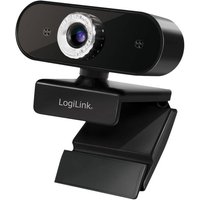 Logilink Webcam 1080p FHD Webcam + Mikrofon schwarz
