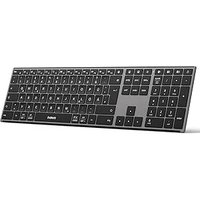 inateck Keyboard, ergonomic design, QWERTZ grau