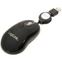 Logilink Maus USB Mini optisch 800dpi m. Kabeleinzug – Ansicht 1