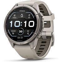 Garmin fenix 9 Pro 43mm Titan Nebelgrau/Sandstein Silikon