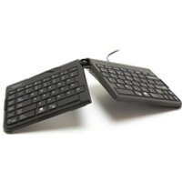 BakkerElkhuizen Goldtouch Travel Go2 Wired Tastatur Büro USB QWERTZ Deutsch Schwarz