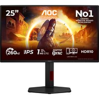 62,2 cm (24.5"") 1920 x 1080 Pixel AOC 25G4ZR 16:9 Full HD Fast IPS 1 ms 260 Hz HDR DisplayPort HDMI Pivot Height VESA