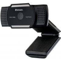 Verbatim Webcam mit Mikrofon AWC-01 Full HD 1080p Autofokus retail