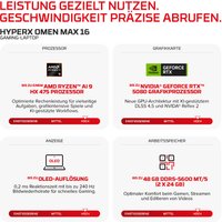 HP HyperX OMEN 16-ak1091ng RYZ AI 9-HX475/32GB/1TBSSD/RTX5080/W11 Home