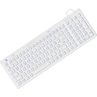 KeySonic KSK-6031INEL Tastatur Industriell USB QWERTZ Deutsch Weiß