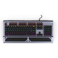 INCA Gaming Tastatur RGB/BlueSwitch/USB 1.65m silber retail – Ansicht 1