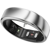 RingConn Smart Ring Gen2 Air für Frauen und Männer - Schlaf- und Fitness Tracking Wearable - Herzfrequenz - Galaxie-Silber Größe 10