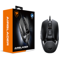 COUGAR Gaming Maus AirBlader, Kabelgebunden, Schwarz