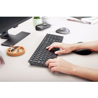CHERRY KW9100 Wireless SLIM Tastatur CH schwarz/grau