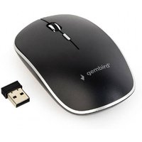 gembird Maus OPT WIRELESS 4 Tasten inkl. nano USB schwarz – Ansicht 1