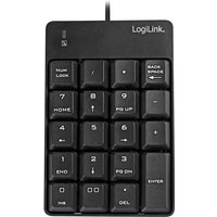 Logilink Keypad mit USB-A Anschluss schwarz