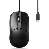 Perixx PERIMICE-209C, kabelgebundene USB-C Maus, Scrollrad, Links-&Rechtshänder – Ansicht 1