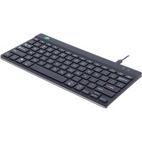 R-Go Tastatur Compact Break US-Layout verkabelt schwarz
